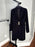 All Saints Women's Indra Wool Coat In Black Size 4US 8UK $650 fits like XS