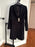 All Saints Women's Indra Wool Coat In Black Size 4US 8UK $650 fits like XS