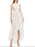 BCBGMAXAZRIA Riese Long Tulle Tiered Lace Gown Dress In Off White Size 6 $600