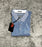 TED BAKER Doller Woven-collar Regular Fit Polo Shirt In Blue size 7 3XL