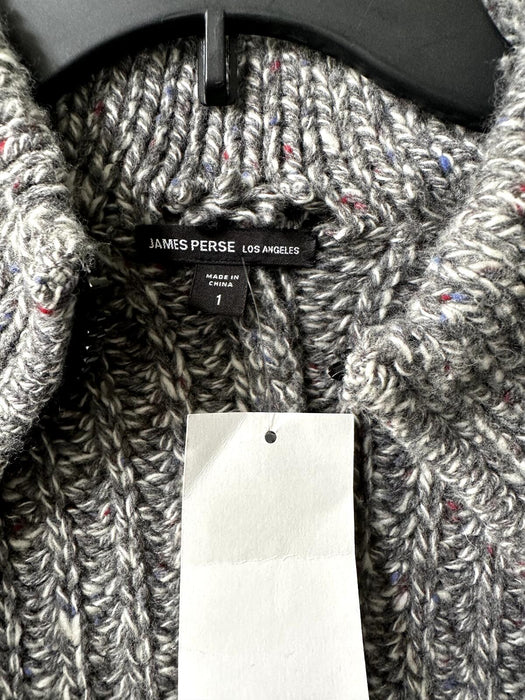 JAMES PERSE women's Wool Zip cardigan  Coat in Gray WOMEN'S  size 1 $695