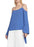 BCBGMAXAZRIA Nicholette Haut à épaules dénudées en bleu vintage Taille XS