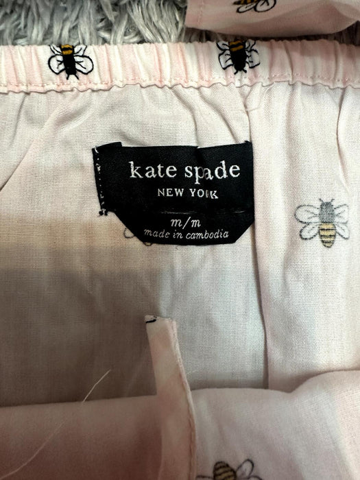 Kate Spade New York  2-Piece Striped Bee-Print Pyjama SetNWT size M Xmas
