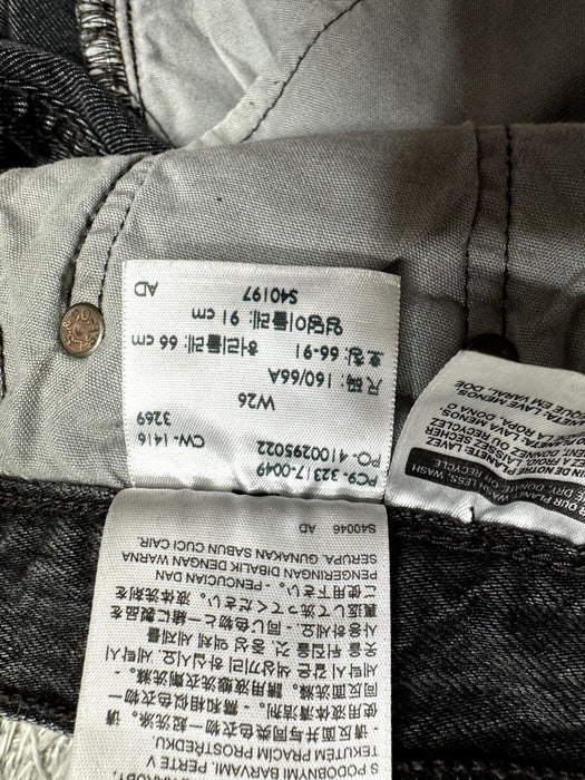 Levi's Women's 501 Original Black Button Fly  Cutoff Shorts 26 NWT $69