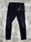 The Kooples  Skinny short -Fit Chain-Accent Jeans 32x28.5  in black grey $357