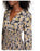 AFRM Hazel Floral Smocked Long Sleeve Midi Dress In Gold Bouquet Size XS $79
