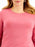 Style & Co.  Plus Solid Long-Sleeve Crew Neck Shirt Size 3X in pink