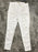 New Madewell Size 33 -  women's 10’’ High-Rise Skinny White Jeans AJ233 ( Stain)
