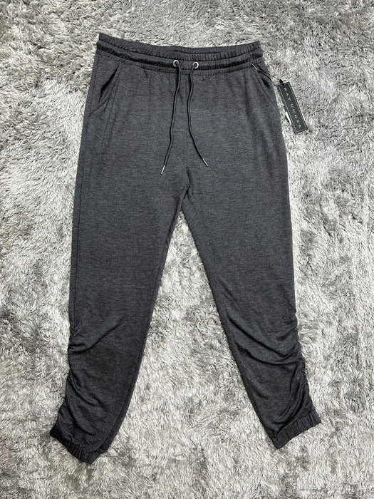 Kay Unger sJogger style Pants heather grey comfy casual lounge size M