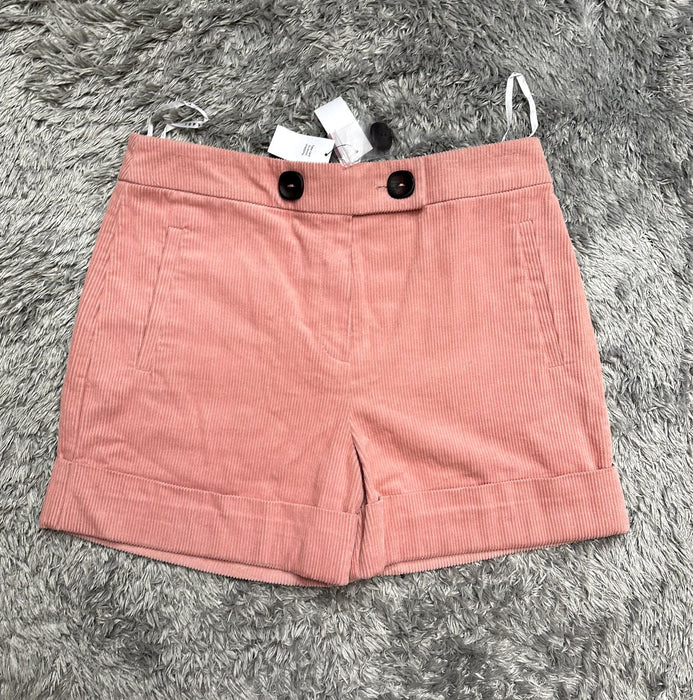 TOPSHOP Corduroy Shorts Womens Size 10 High Waisted NWT $55