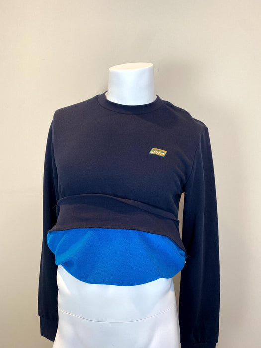 Scotch & Soda Men's Crewneck Pullover Sweater In Coal Blue Size XL NWT