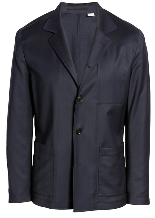 Tiger Of Sweden Deconstructed Stretch Wool Blend Sport Coat Midnight 46R (36US)