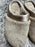 ISOTONER Microterry PillowStep Satin Cuff Clog Slippers for Women : Taupe 6.5-7